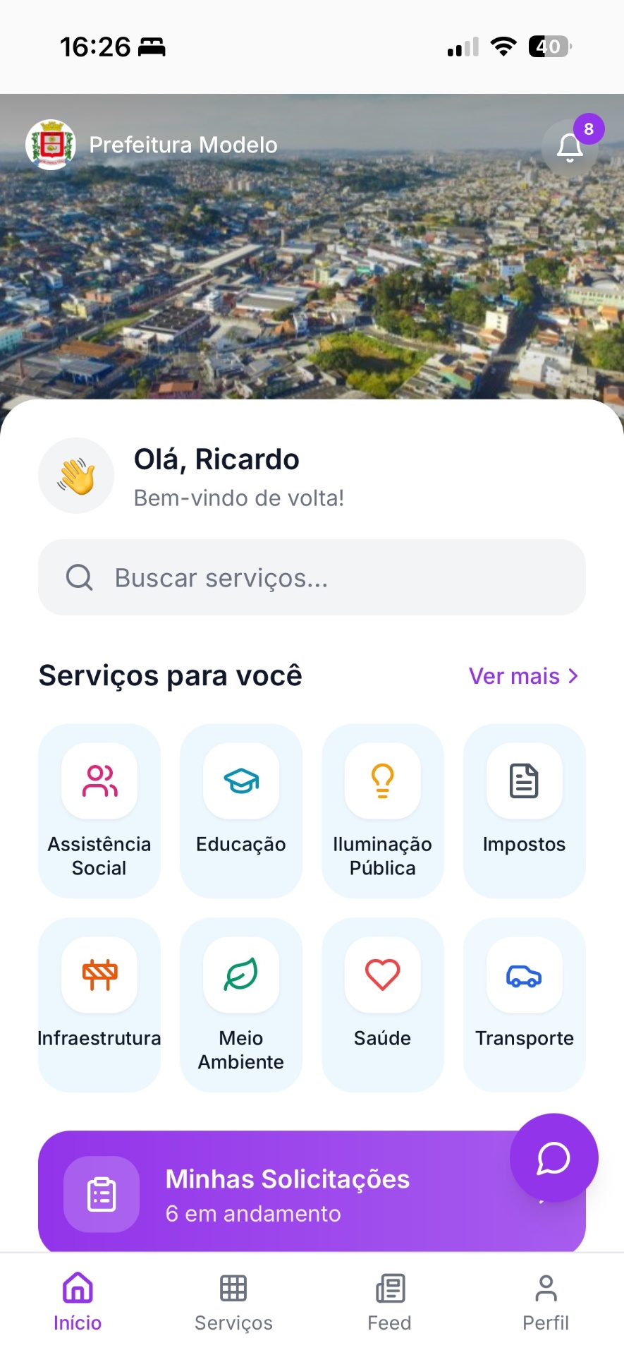 Home do cidadão